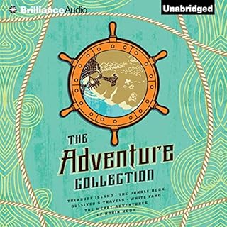 The Adventure Collection Audiolibro Por Jonathan Swift, Jack London, Rudyard Kipling, Howard Pyle, Robert Louis Stevenson art