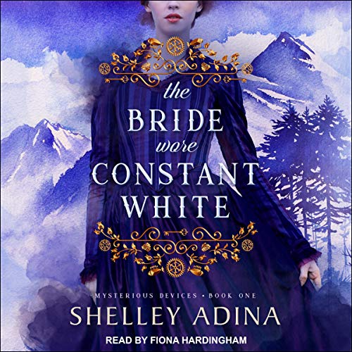 Diseño de la portada del título The Bride Wore Constant White: Mysterious Devices 1