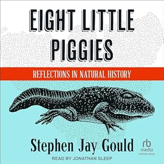 Eight Little Piggies Audiolibro Por Stephen Jay Gould arte de portada