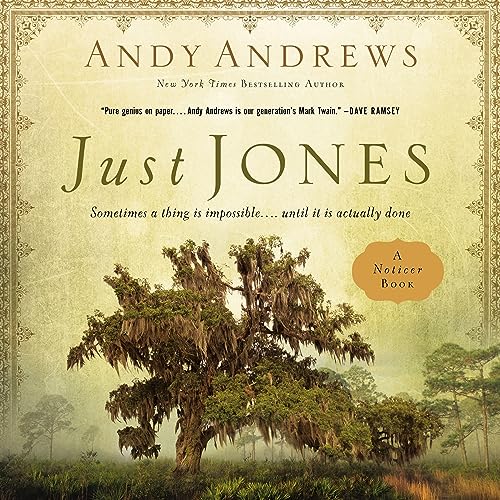 Just Jones Audiolibro Por Andy Andrews arte de portada