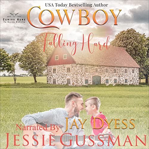 Cowboy Falling Hard Audiolibro Por Jessie Gussman arte de portada