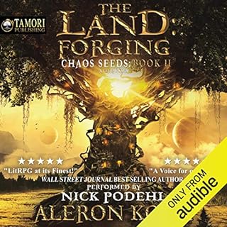 The Land: Forging Audiolibro Por Aleron Kong arte de portada