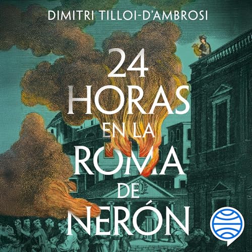 Diseño de la portada del título 24 horas en la Roma de Nerón