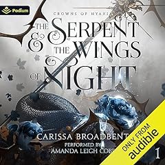 Diseño de la portada del título The Serpent and the Wings of Night