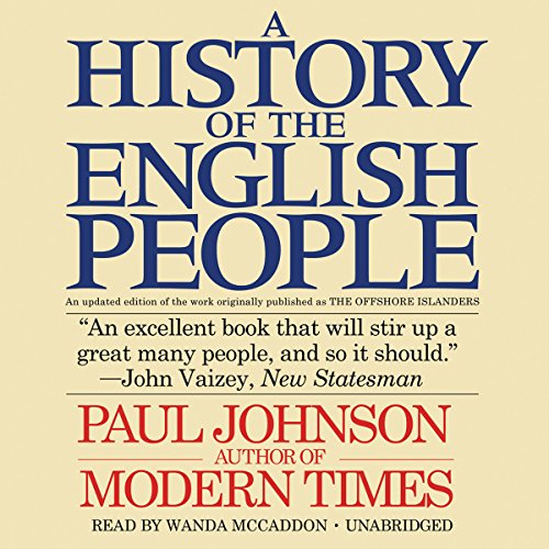 A History of the English People Audiolibro Por Paul Johnson arte de portada