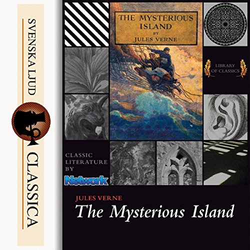 The Mysterious Island Audiolibro Por Jules Verne arte de portada