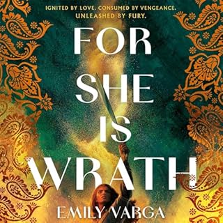 For She Is Wrath Audiolibro Por Emily Varga arte de portada