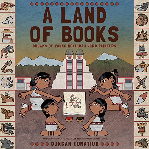 Diseño de la portada del título A Land of Books