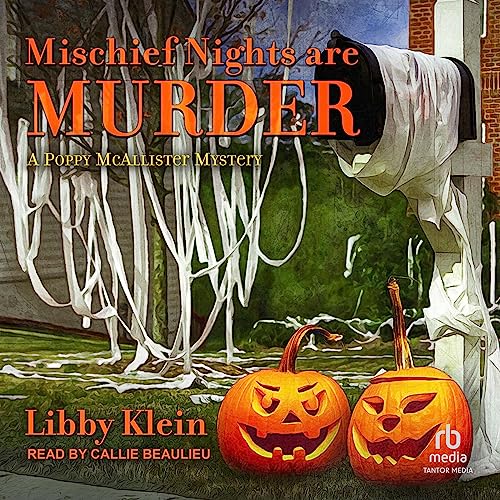 Diseño de la portada del título Mischief Nights Are Murder