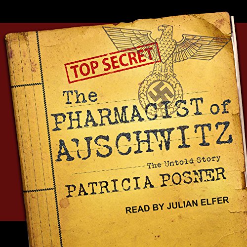 Diseño de la portada del título The Pharmacist of Auschwitz