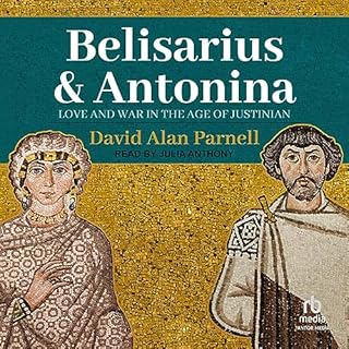 Belisarius & Antonina Audiolibro Por David Alan Parnell arte de portada