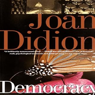 Democracy Audiolibro Por Joan Didion arte de portada