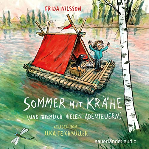 Page de couverture de Sommer mit Krähe (und ziemlich vielen Abenteuern)