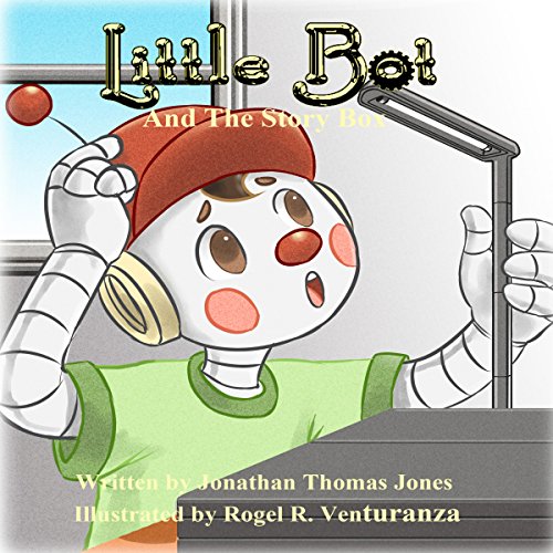 Little Bot and the Story Box Audiolibro Por Jonathan Thomas Jones arte de portada