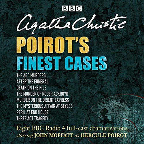 Poirot's Finest Cases Audiolibro Por Agatha Christie arte de portada