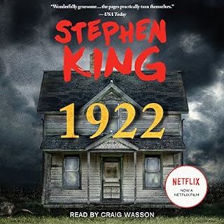 1922 Audiolibro Por Stephen King arte de portada