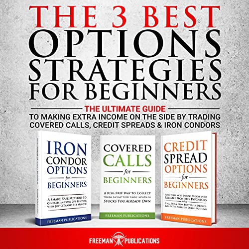 The 3 Best Options Strategies for Beginners Audiolibro Por Freeman Publications arte de portada