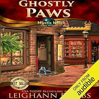 Ghostly Paws Audiolibro Por Leighann Dobbs arte de portada