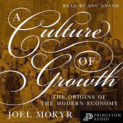 A Culture of Growth Audiolibro Por Joel Mokyr arte de portada