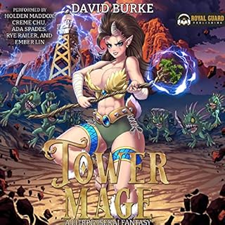 Tower Mage Audiolibro Por David Burke arte de portada