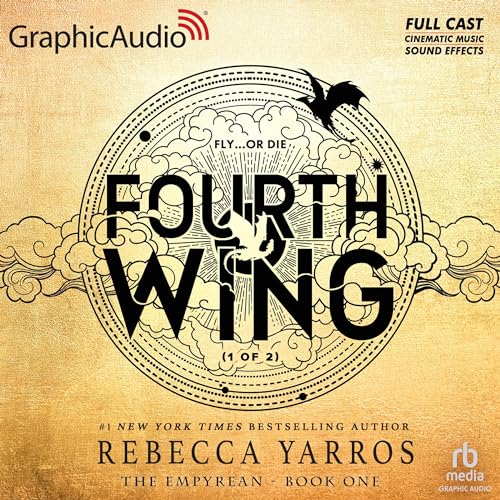 Diseño de la portada del título Fourth Wing (Part 1 of 2) (Dramatized Adaptation)