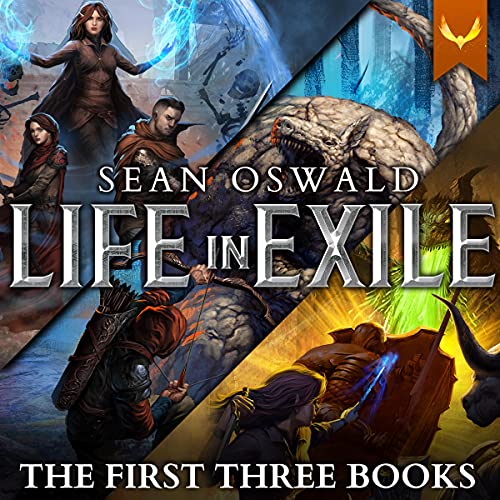 Life in Exile Books 1-3 Audiolivro Por Sean Oswald capa