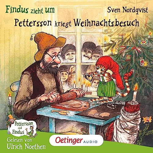 Findus zieht um / Pettersson kriegt Weihnachtsbesuch Audiolibro Por Sven Nordqvist arte de portada