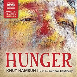 Hunger Audiolibro Por Knut Hamsun arte de portada