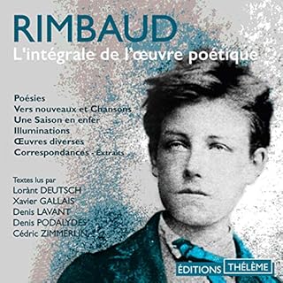 L'intégrale de l'œuvre poétique Audiolibro Por Arthur Rimbaud arte de portada