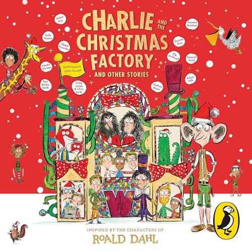 Charlie and the Christmas Factory Audiobook By Roald Dahl, Rikin Parekh - illustrator cover art