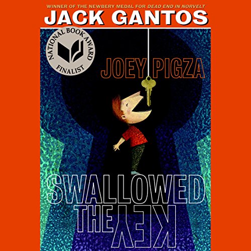 Joey Pigza Swallowed the Key Audiolibro Por Jack Gantos arte de portada