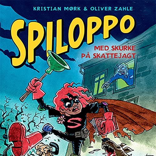 Diseño de la portada del título Spiloppo: Med skurke på skattejagt