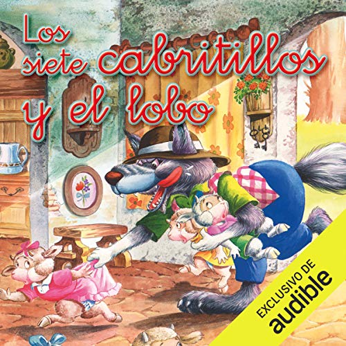 Page de couverture de Los siete cabritillos y el lobo [The Seven Little Goats and the Wolf]