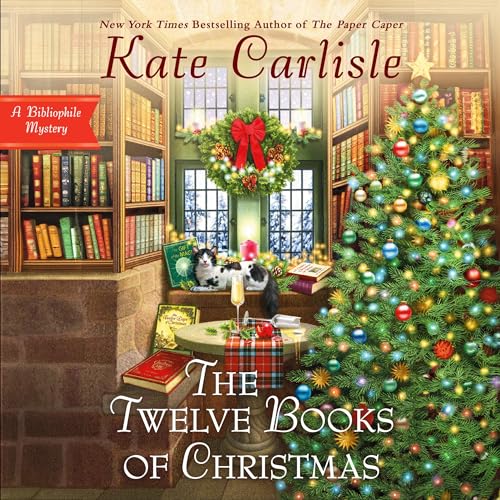 Diseño de la portada del título The Twelve Books of Christmas