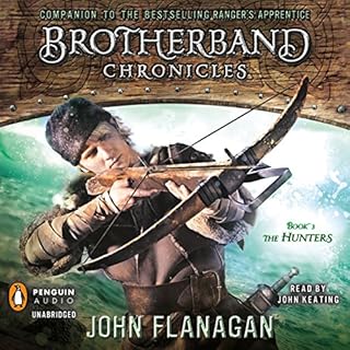 The Hunters Audiolibro Por John Flanagan arte de portada