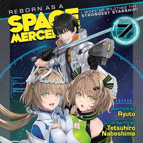 Reborn as a Space Mercenary Audiolibro Por Ryuto arte de portada