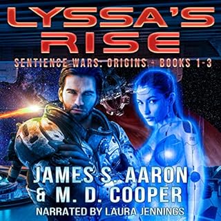 Lyssa's Rise - Sentience Wars Books 1-3 Omnibus Audiolibro Por M. D. Cooper, James S. Aaron arte de portada