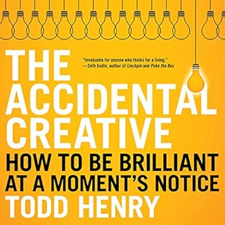 The Accidental Creative Audiolibro Por Todd Henry arte de portada