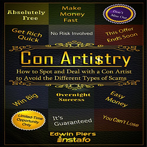 Con Artistry Audiobook By Edwin Piers, Instafo cover art