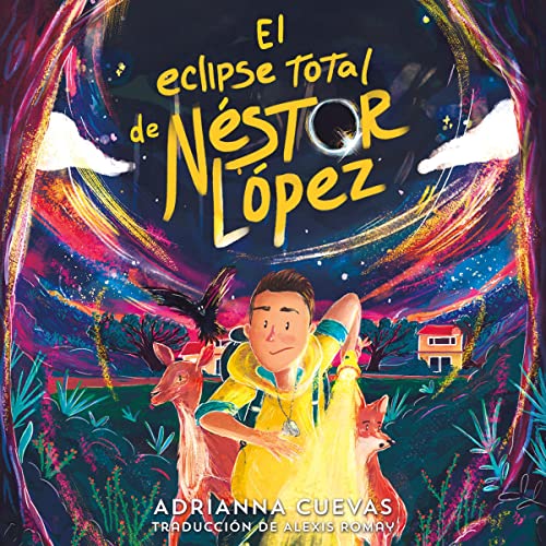 Diseño de la portada del título El eclipse total de Néstor López