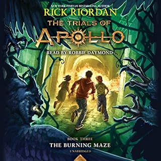 The Burning Maze Audiobook By Rick Riordan cover art