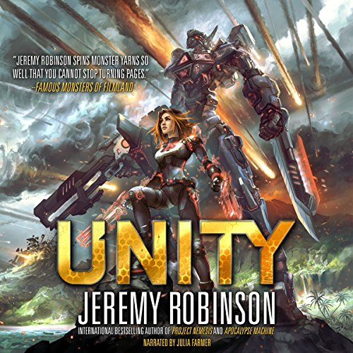 Unity Audiolibro Por Jeremy Robinson arte de portada