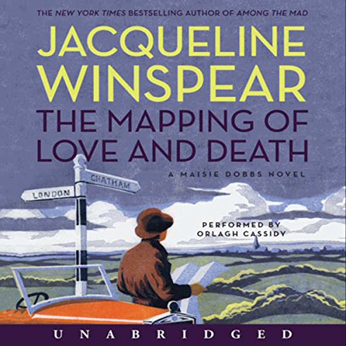 The Mapping of Love and Death Audiolibro Por Jacqueline Winspear arte de portada