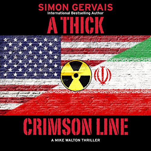 A Thick Crimson Line: A Mike Walton Thriller Audiolivro Por Simon Gervais capa