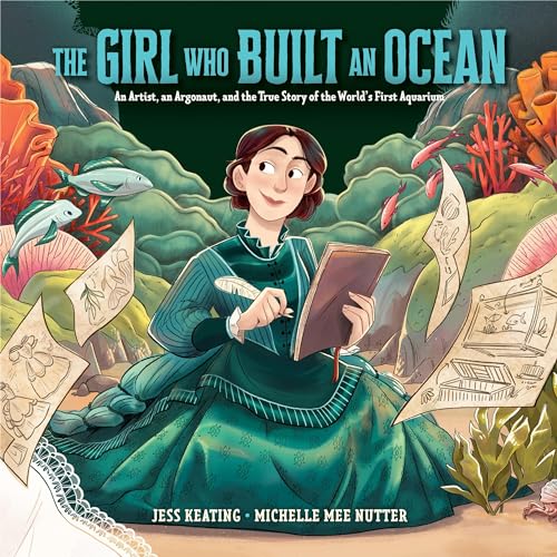 The Girl Who Built an Ocean Audiolibro Por Jess Keating arte de portada