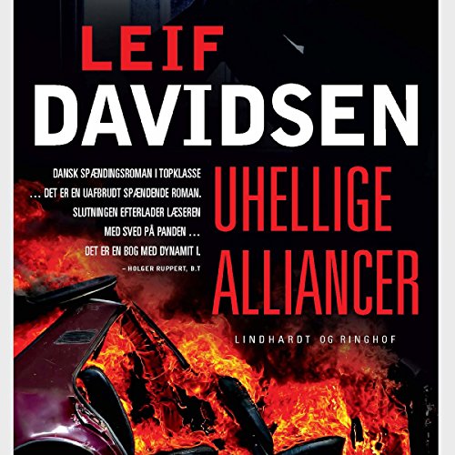 Diseño de la portada del título Uhellige alliancer