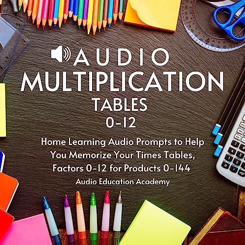 Audio Multiplication Tables 0-12 cover art