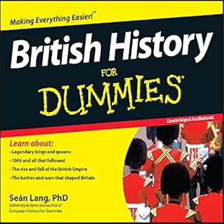 British History for Dummies Audiolibro Por Sean Lang arte de portada