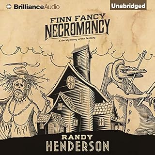 Finn Fancy Necromancy Audiolibro Por Randy Henderson arte de portada