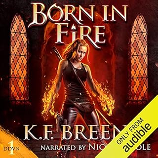 Born in Fire Audiolibro Por K.F. Breene arte de portada